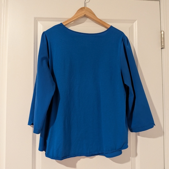 Van Heusen Women's Blue Long Sleeve Top Size XL - Picture 3 of 3